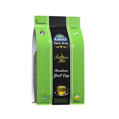 Karali Dökme Premium Demleme Yeşil Çay 200gr 