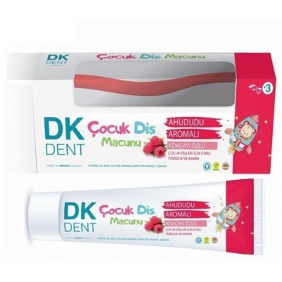 Dermokil DKDENT Çocuk Diş Macunu 50ml AHUDUDU AROMALI DOĞAL ADAÇAYI ÖZLÜ VEGAN++3 yaş + Diş Fırça Hediyeli Dermokil DKDENT Çocuk Diş Macunu 50ml AHUDUDU AROMALI DOĞAL ADAÇAYI ÖZLÜ VEGAN++3 yaş + Diş Fırça Hediyeli