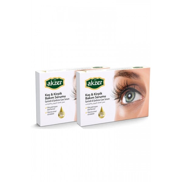AKZER 2 ADET KAŞ & KİRPİK BAKIM SERUMU 2*2*10ML AKZER 2 ADET KAŞ & KİRPİK BAKIM SERUMU 2*2*10ML