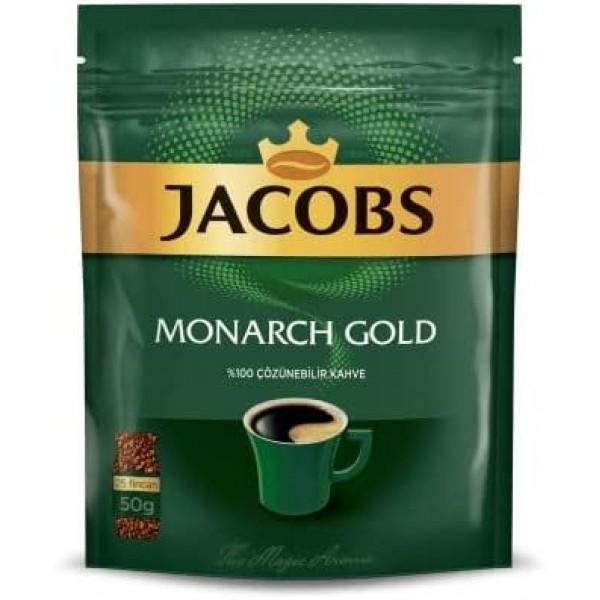 Jacobs Monarch Gold %100 Çözülebilir Kahve 50g