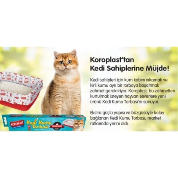 Koroplast Kedi Kumu Torbası 7li 82*50cm 