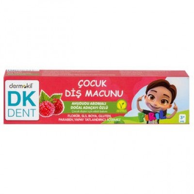 Dermokil DKDENT Çocuk Diş Macunu 50ml AHUDUDU AROMALI DOĞAL ADAÇAYI ÖZLÜ VEGAN Dermokil DKDENT Çocuk Diş Macunu 50ml AHUDUDU AROMALI DOĞAL ADAÇAYI ÖZLÜ VEGAN