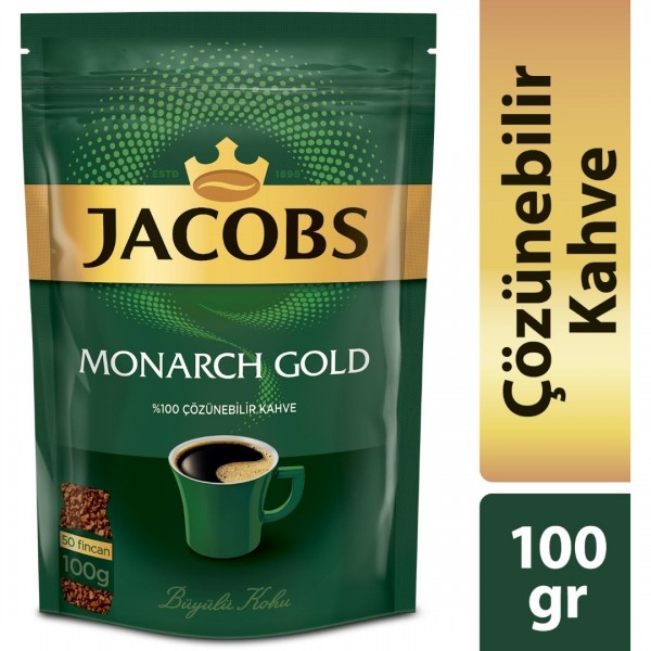 Jacobs Monarch Gold %100 Çözülebilir Kahve 100gr
