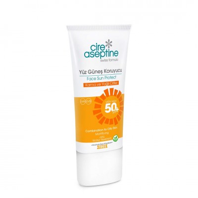 Cire Aseptine Yüz Güneş Koruyucu Karma ve Yağlı Ciltler 50 SPF 50 ml Cire Aseptine Yüz Güneş Koruyucu Karma ve Yağlı Ciltler 50 SPF 50 ml