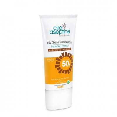 Cire Aseptine Yüz Güneş Koruyucu Yaşlanma ve Leke karşıtı 50 SPF 50 ml Cire Aseptine Yüz Güneş Koruyucu Yaşlanma ve Leke karşıtı 50 SPF 50 ml
