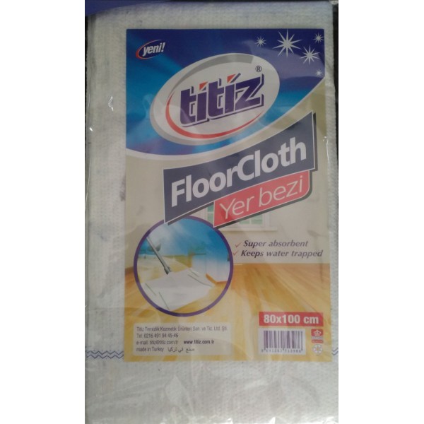 TİTİZ FLOORCHOTH SÜPER YER BEZİ  80*100CM