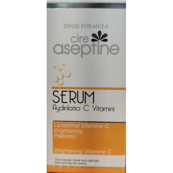 Cıre Aseptıne Aydınlatıcı C  Vıtaminı Yuz Bakım Serumu 30ML