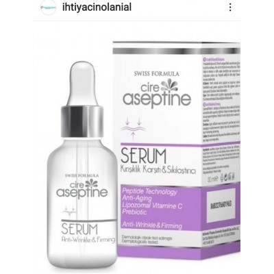 Cıre Aseptıne Kırısıklık Karsıtı & Sıkılastırıcı Yüz Bakım Serumu 30ML Cıre Aseptıne Kırısıklık Karsıtı & Sıkılastırıcı Yüz Bakım Serumu 30ML