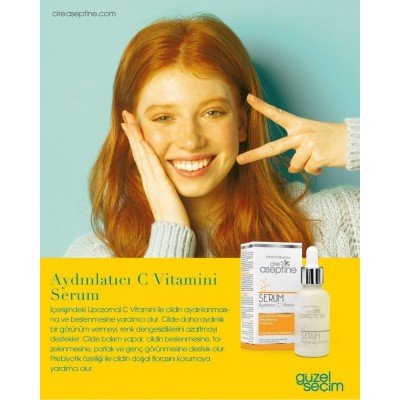 Cıre Aseptıne Aydınlatıcı C  Vıtaminı Yuz Bakım Serumu 30ML Cıre Aseptıne Aydınlatıcı C  Vıtaminı Yuz Bakım Serumu 30ML
