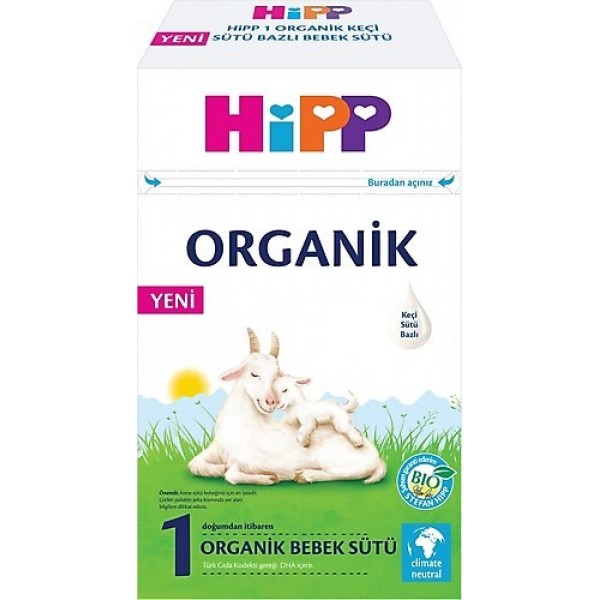 Hipp 1 Organik Keçi Sütü Bazlı Bebek Sütü 400gr