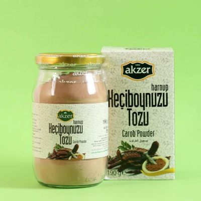 AKZER HARNUP KEÇİBOYNUZU TOZU ÖĞÜTÜLMÜŞ ŞİŞEDE 190 GR