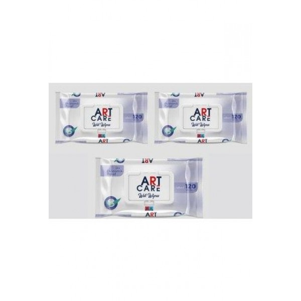 ART CARE ISLAK HAVLU 120Lİ * 3 PAKET