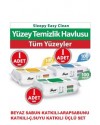 SLEEPY EASY CLEAN YÜZEY TEMİZLİK HAVLUSU 100LÜ BEYAZ SABUN KOKULU+ARAPSABUNU +Ç.SUYU KATKILI 3 LÜ SET