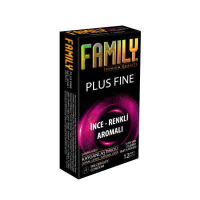 FAMILY PLUS FINE PREZERVATİF 12 ADET  PK.İÇİ FAMILY PLUS FINE PREZERVATİF 12 ADET  PK.İÇİ