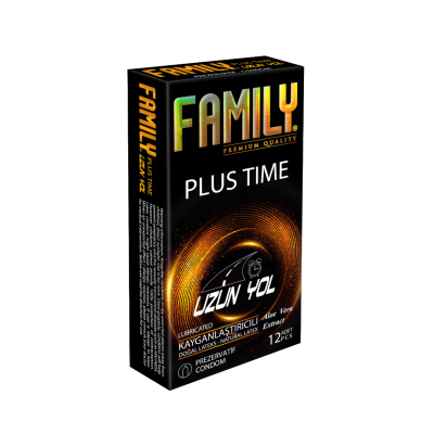 FAMILY PLUS TIME PREZERVATİF 12 ADET  PK.İÇİ FAMILY PLUS TIME PREZERVATİF 12 ADET  PK.İÇİ