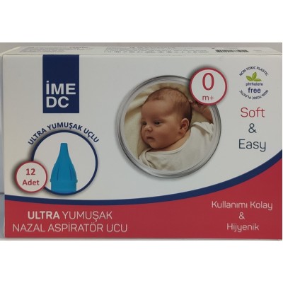 İME DC ULTRA YUMUŞAK  5 ADET UÇLU NAZAL ASPİRATÖR 0+AY İME DC ULTRA YUMUŞAK  5 ADET UÇLU NAZAL ASPİRATÖR 0+AY