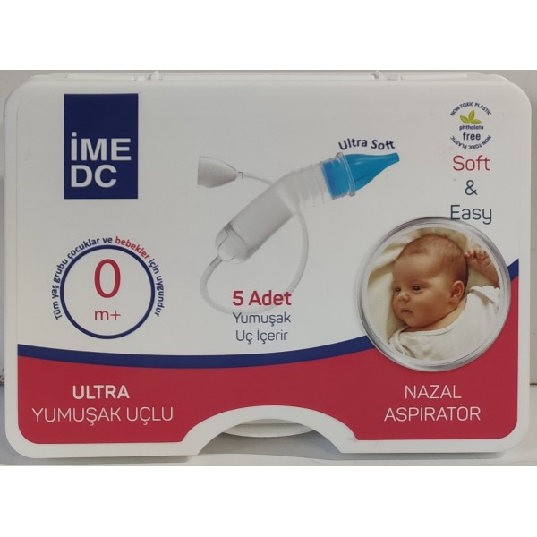 İME DC ULTRA YUMUŞAK  12 ADET YEDEK UCU NAZAL ASPİRATÖR 0+AY