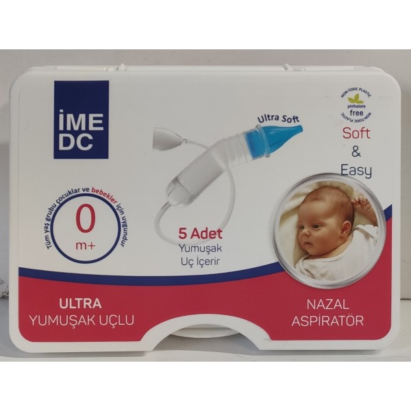 İME DC ULTRA YUMUŞAK  12 ADET YEDEK UCU NAZAL ASPİRATÖR 0+AY