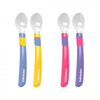 BEBEDOR SİLİKON UÇLU 2Lİ KAŞIK 4+ AY 8554 BEBEDOR SİLİKON UÇLU 2Lİ KAŞIK 4+ AY 8554