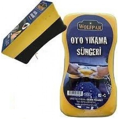 WOLFPAR OTO YIKAMA SÜNGERİ + LASTİK SÜNGER İKİLİ SET WOLFPAR OTO YIKAMA SÜNGERİ + LASTİK SÜNGER İKİLİ SET