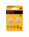 KODAK MAX LITHIUM BUTTON CELL 3V 2Lİ BLİSTER CR 2032