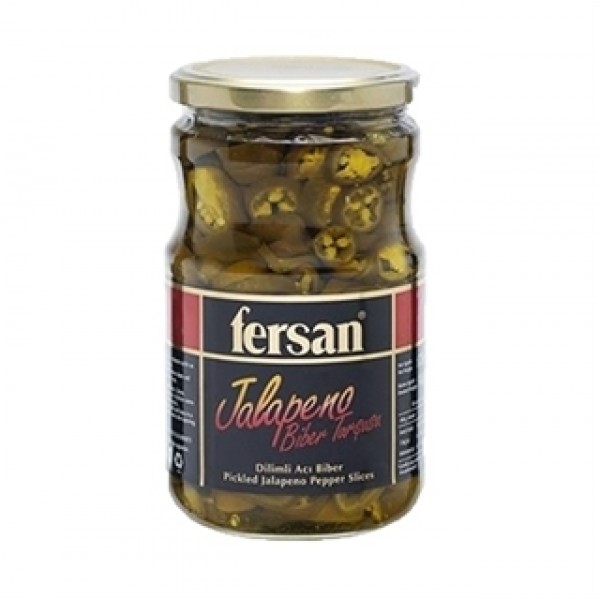 FERSAN JALAPENO BİBER TURŞUSU DİLİMLİ ACI BİBER CAM KAVANOZ  350GR VEGAN