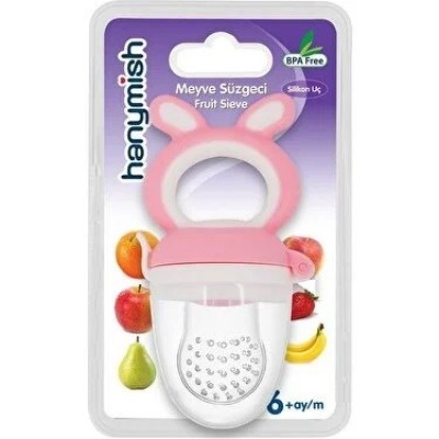 HANYMİSH MEYVE SÜZGECİ SİLİKON UÇ 6+AY  491 HANYMİSH MEYVE SÜZGECİ SİLİKON UÇ 6+AY  491