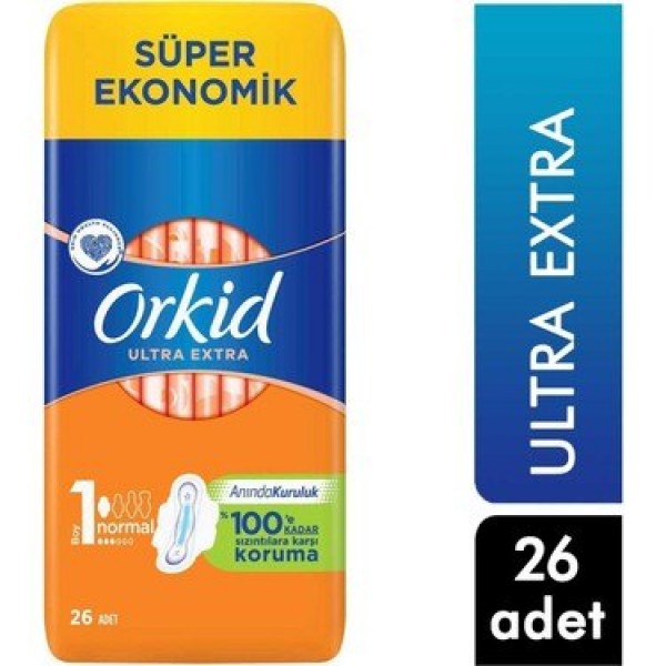 ORKİD SÜPER EKONOMİK 4LÜ ULTRA EXTRA NORMAL NO:1 26Lİ ÜÇLÜ KORUMA