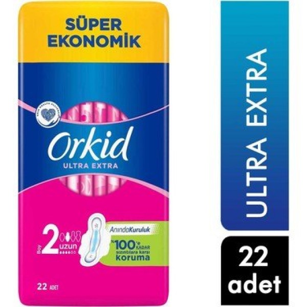 ORKİD SÜPER EKONOMİK 4LÜ ULTRA EXTRA UZUN NO:2 22Lİ ÜÇLÜ KORUMA