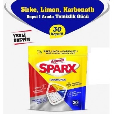 ASPEROX SPARX DIAMOND BULAKŞIK MAKİNASI KAPSÜLÜ 30LU
