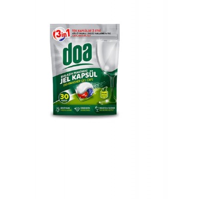 DOA BULAŞIK MAKİNASI 3'İN1 JEL KAPSÜL 30LU VEGAN DOA BULAŞIK MAKİNASI 3'İN1 JEL KAPSÜL 30LU VEGAN