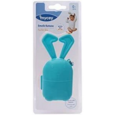 MYCEY  ASKILI EMZİK KUTUSU TAVŞAN TİPLİ PEMBE-TURKUAZ RENKLER 6270-6271 MYCEY  ASKILI EMZİK KUTUSU TAVŞAN TİPLİ PEMBE-TURKUAZ RENKLER 6270-6271