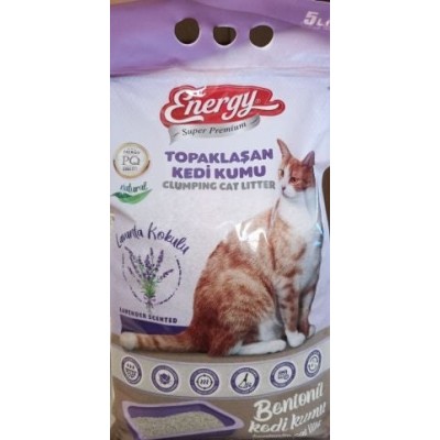 ENERGY KEDİ KUMU BENTONİT  5LT ENERGY KEDİ KUMU BENTONİT  5LT