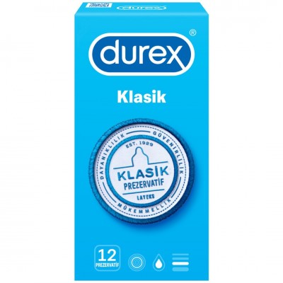 DUREX PREZERVATİF KLASİK  12Lİ DUREX PREZERVATİF KLASİK  12Lİ