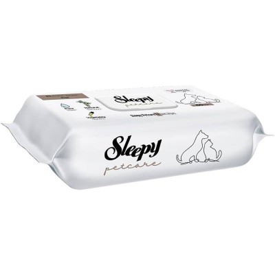 SLEEPY PETCARE ISLAK BAKIM HAVLUSU 60LI SLEEPY PETCARE ISLAK BAKIM HAVLUSU 60LI