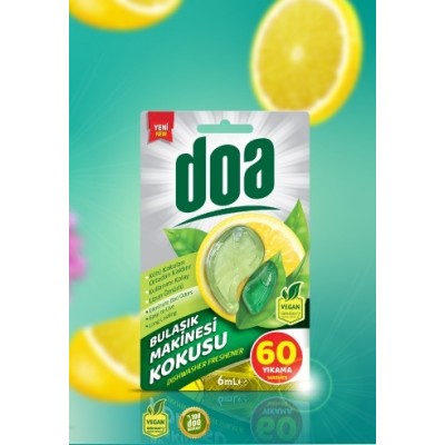 DOA BULAŞIK MAKİNESİ KOKUSU 60 YIKAMA 6ML LİMON DOA BULAŞIK MAKİNESİ KOKUSU 60 YIKAMA 6ML LİMON