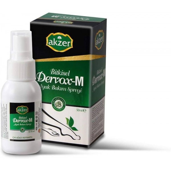 AKZER DERVOX-M AYAK BAKIM SPREYİ 50ML