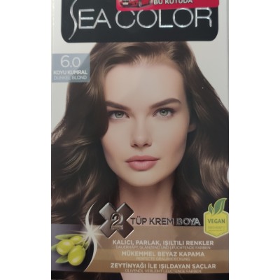 SEA COLOR 6/0 KOYU KUMRAL 2 TÜP KREM BOYA SET SEA COLOR 6/0 KOYU KUMRAL 2 TÜP KREM BOYA SET