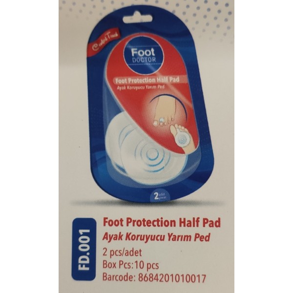 DOCTOR FOOT AYAK KORUYUCU YARIM PED 2Lİ PK.İÇİ  FD 0001