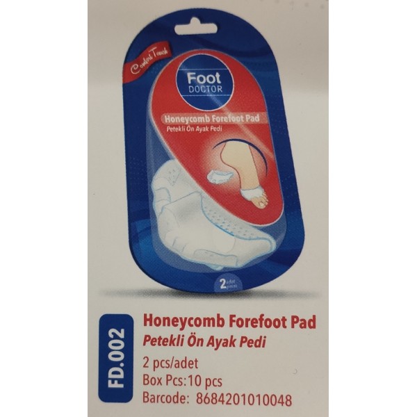 DOCTOR FOOT PETEKLİ ÖN AYAK PEDİ 2Lİ PK.İÇİ  FD 0002