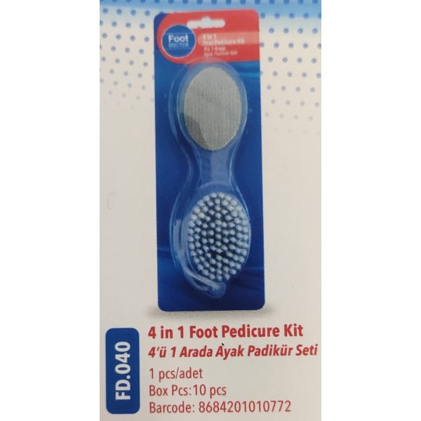 FOOT DOCTOR 4'Ü 1 ARADA AYAK PADİKÜR SETİ  FD 0040