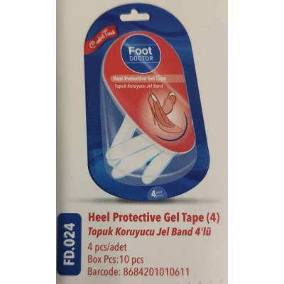DOCTOR FOOT TOPUK KORUYUCU JEL BAND 4LÜ PK.İÇİ  FD 0024
