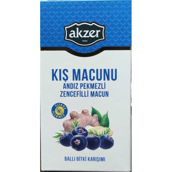 Akzer Andız Pekmezli Zencefilli Kış Macunu (300gr)