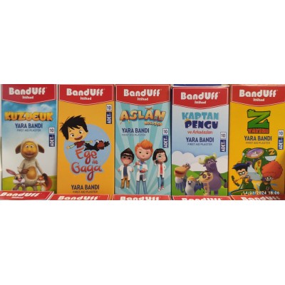 BANDUFF YARABANDI LİSANSLI ÇOCUK KARMA SET 25 ADET BANDUFF YARABANDI LİSANSLI ÇOCUK KARMA SET 25 ADET