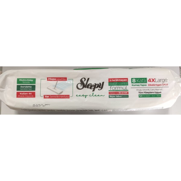 SLEEPY MOP UYUMLU YER TEMİZLİK HAVLUSU 50Lİ 