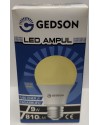 GEDSON LED AMPUL E 27 DUY 9W 810LM SARI IŞIK 1*5 ADET