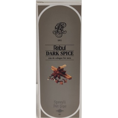 REBUL DARK SPICE KOLANYA PET SPREYLİ ŞİŞE 125ML REBUL DARK SPICE KOLANYA PET SPREYLİ ŞİŞE 125ML