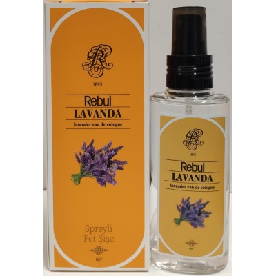 REBUL LAVANDA KOLANYA PET SPREYLİ ŞİŞE 125ML REBUL LAVANDA KOLANYA PET SPREYLİ ŞİŞE 125ML