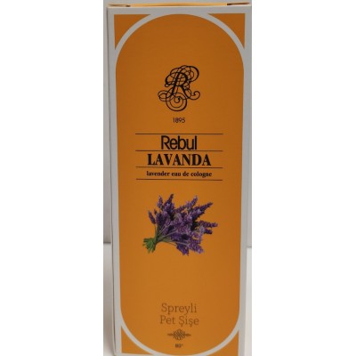 REBUL LAVANDA KOLANYA PET SPREYLİ ŞİŞE 125ML REBUL LAVANDA KOLANYA PET SPREYLİ ŞİŞE 125ML