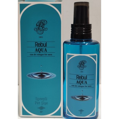 REBUL AQUA KOLANYA PET SPREYLİ ŞİŞE 125ML REBUL AQUA KOLANYA PET SPREYLİ ŞİŞE 125ML